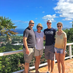 The Runkle Family - Brian, Beth, Blake & Brooke at Casa de Vista