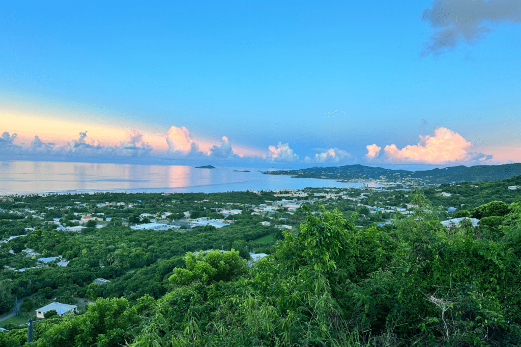 Casa de Vista the view outside the main slider doors