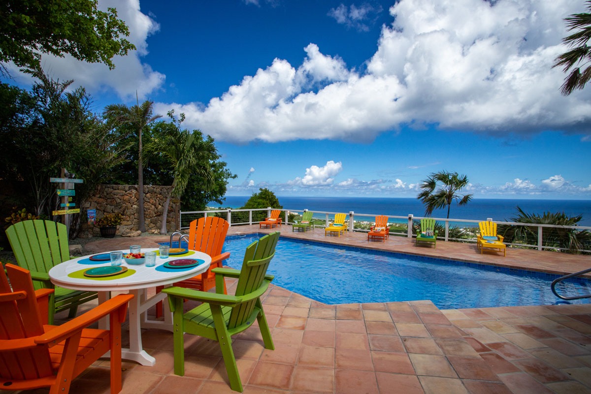 St Croix vacation rental villa with private pool and patio