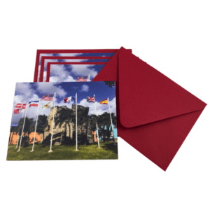 seven flags note card
