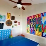 Love Art on the Game Room Wall