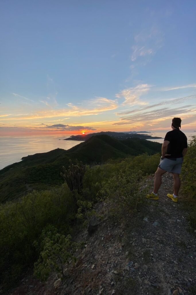 hiking Goat Hill for the perfect sunset