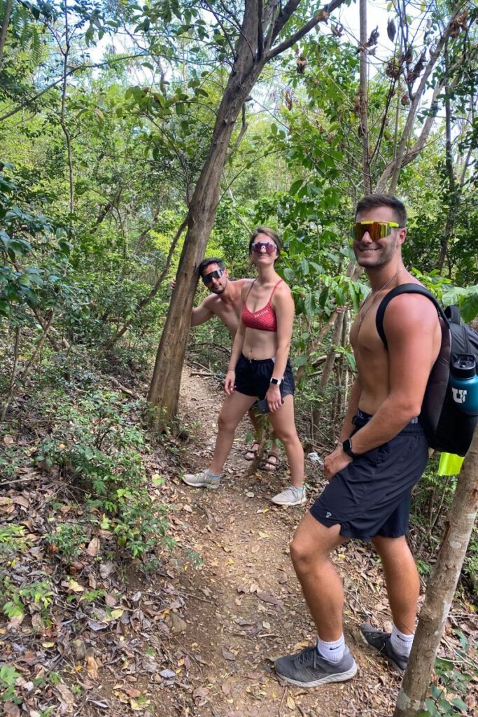 hiking to the Tidal Pools
