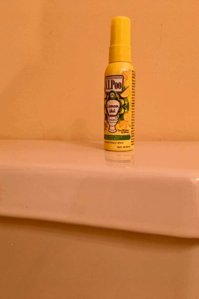 Fragrant spray for toilets is part of the Bathroom Remodel Thought Process