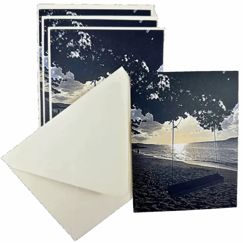 Cramer's Beach Stroll Notecards-Set of 4