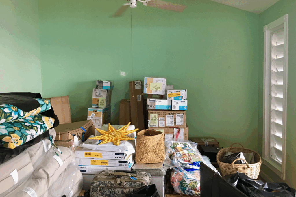 Storage Area for Renovation Items