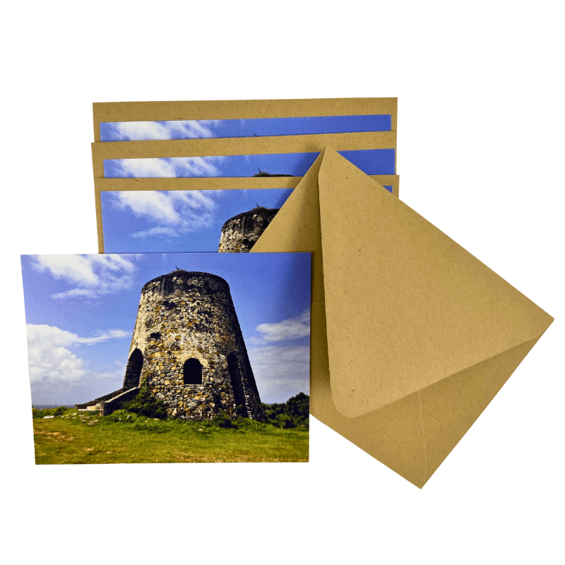 St Croix Sugar Mill Notecard-Set of 4