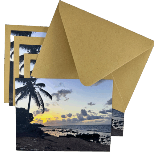 Tamarind Reef Sunset Notecards-Set of 4