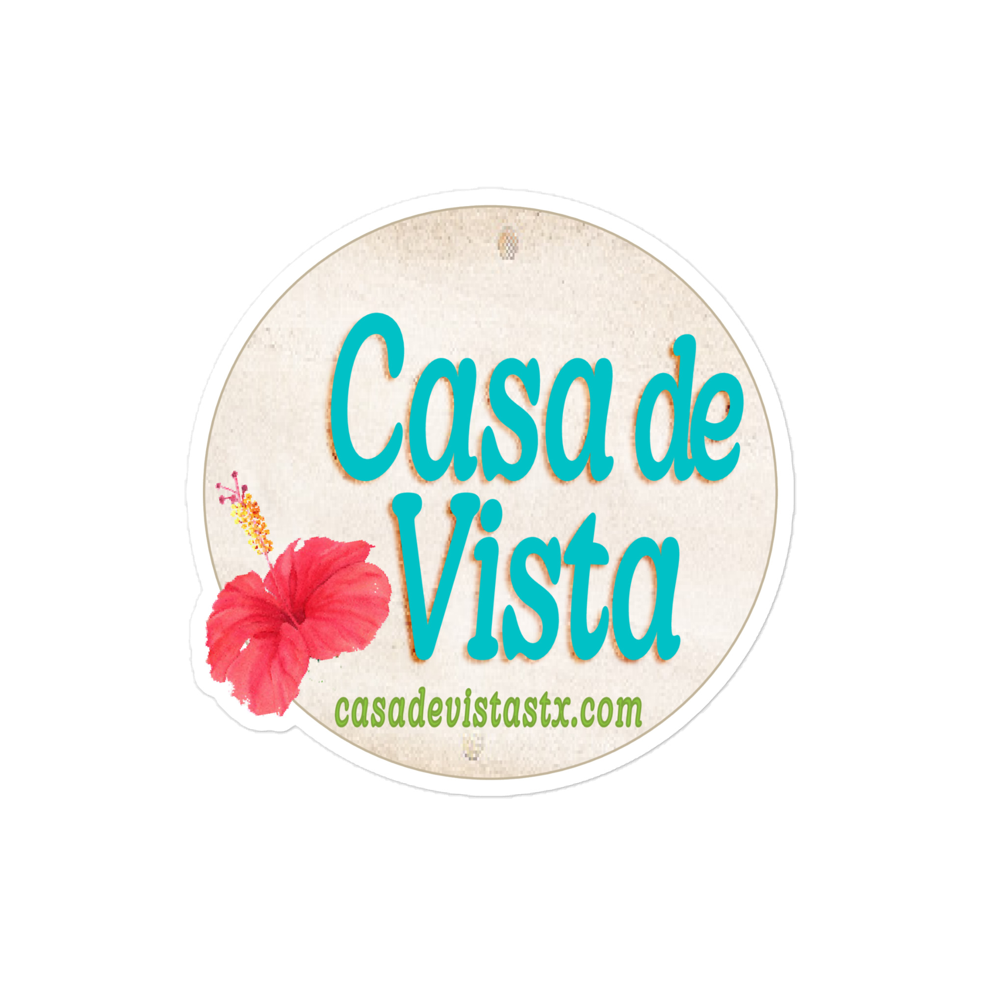 Casa de Vista Logo Die-cut stickers