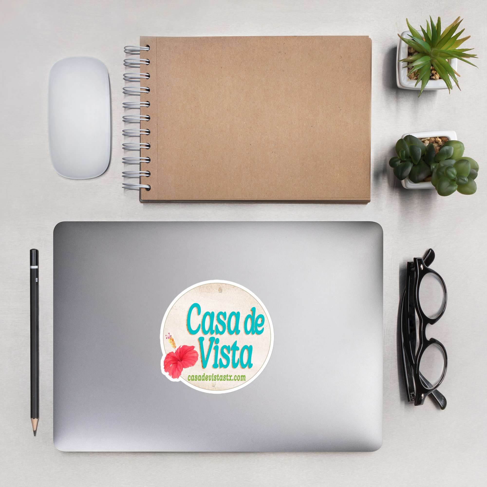 5x5 logo die cut sticker
